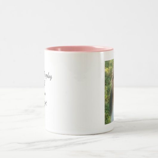 Shetland Sheepdog Two-Tone COFFEE MUG Zweifarbige Tasse (Mittel)