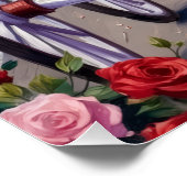 Shetland Sheepdog Valentine's Day  Poster (Ecke)