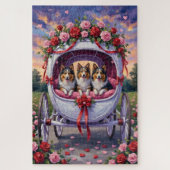 Shetland Sheepdog Valentine's Day  Puzzle (Vertikal)