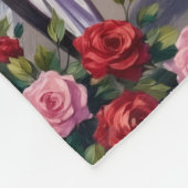 Shetland Sheepdog Valentinstag Fleecedecke (Ecke)