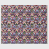 Shetland Sheepdog Valentinstag Geschenkpapier (Flach)