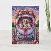 Shetland Sheepdog Valentinstag  Karte (Vorderseite)