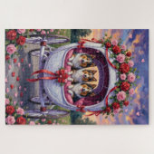 Shetland Sheepdog Valentinstag Puzzle (Horizontal)