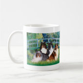 Shetland Sheepdog (vier) - Bridge Kaffeetasse (Links)