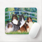 Shetland Sheepdog (vier) - Bridge Mousepad (Mit Mouse)