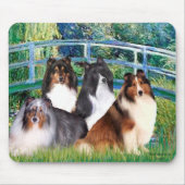 Shetland Sheepdog (vier) - Bridge Mousepad (Vorne)