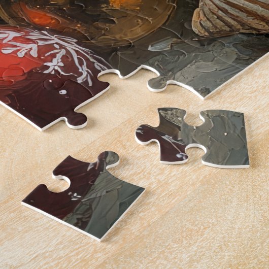 Shetland Sheepdog Vintager Strand Puzzle (Seite)