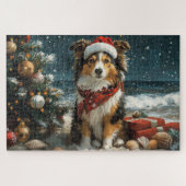 Shetland Sheepdog Vintager Strand Puzzle (Horizontal)