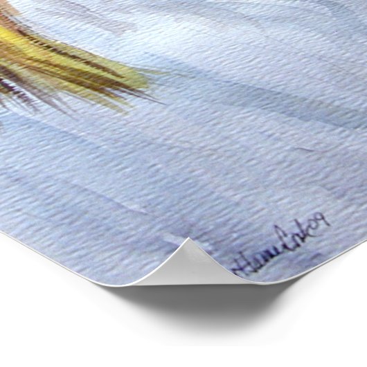 Shetland Sheepdog Wall Poster (Ecke)