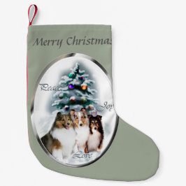 Shetland Sheepdog Weihnachten Kleiner Weihnachtsstrumpf