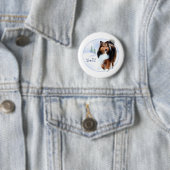 Shetland Sheepdog Weihnachten - Schaltfläche Button (Beispiel)