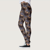 Shetland Sheepdog Weihnachtsfeiertage Leggings (Links)
