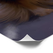 Shetland Sheepdog Weihnachtsfeiertage Poster (Ecke)