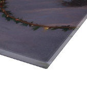 Shetland Sheepdog Weihnachtsfeiertage Schneidebrett (Ecke)