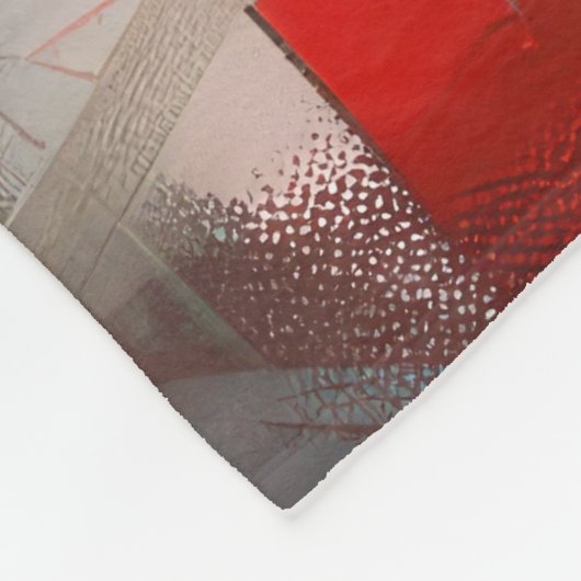 Shetland Sheepdog Weihnachtsfest Fleecedecke (Ecke)