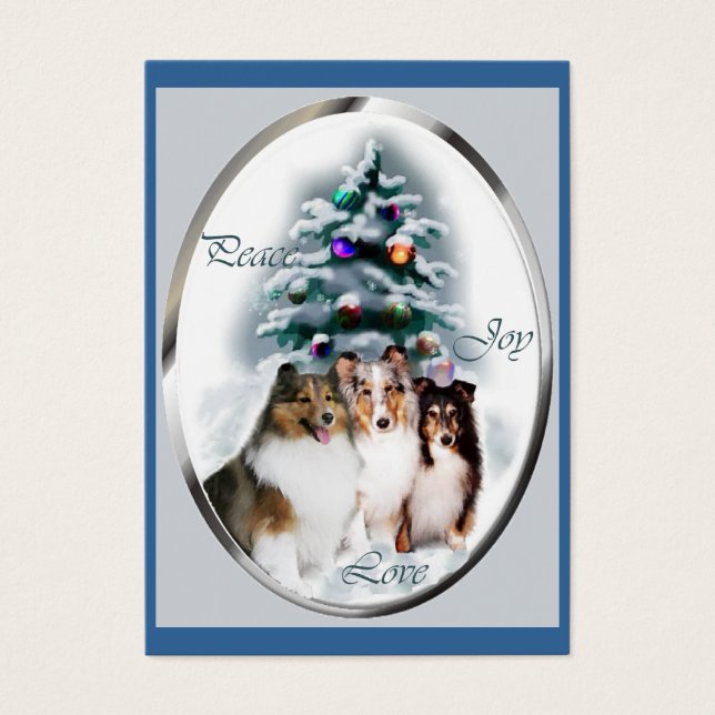 Shetland Sheepdog Weihnachtsgeschenke (Vorderseite)