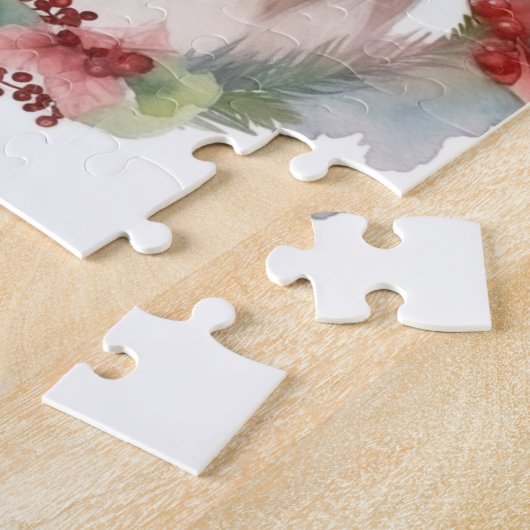 Shetland Sheepdog Weihnachtsmann Puzzle (Seite)