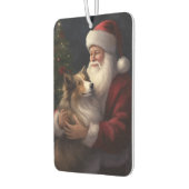 Shetland Sheepdog Weihnachtsmann Weihnachten Autolufterfrischer (Links)