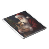 Shetland Sheepdog Weihnachtsmann Weihnachten Notizblock (angewinkelt)