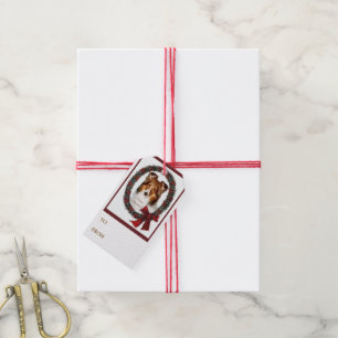 Shetland Sheepdog Weihnachtsschrei Geschenkanhänger