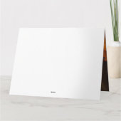 Shetland Sheepdog Welpe Autumn Delight Pumpen Karte (Rückseite)