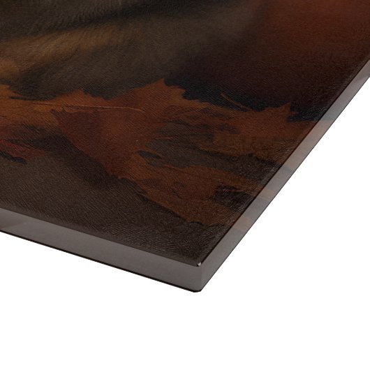 Shetland Sheepdog Welpe Autumn Delight Pumpen Schneidebrett (Ecke)