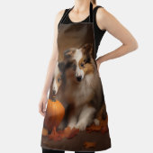 Shetland Sheepdog Welpe Autumn Delight Pumpen Schürze (InSitu)