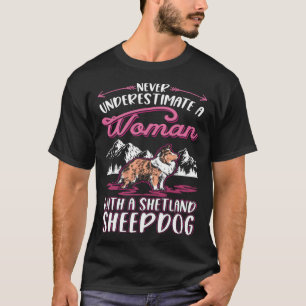 Shetland Sheepdog Woman Sheltie Shetland Sheepdog T-Shirt