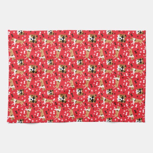 Shetland Sheepdogs Sheltie Red Geschirrtuch (Horizontal)