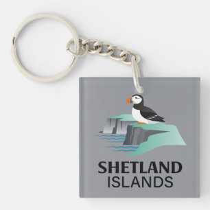 Shetlandinseln Schottland Vereinigtes Königreich Schlüsselanhänger