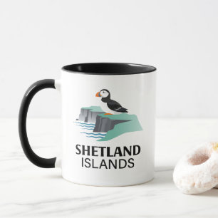 Shetlandinseln Schottland Vereinigtes Königreich Tasse
