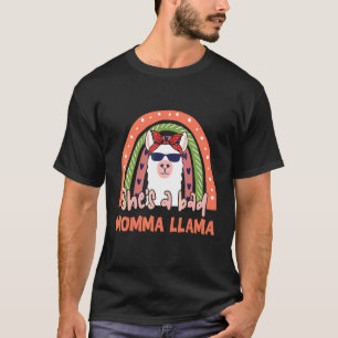 Sheu2019s A Bad Momma Llama Liebe Mommy Mütter Da T-Shirt
