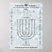 Shevitti mit Psalm 67 Poster (Vorne)