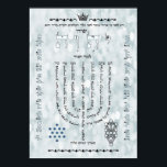 Shevitti mit Psalm 67 Poster, alle Größen, verbess Poster<br><div class="desc">Das Shevitti ist ein Kabbalistisches Meditationsdiagramm mit heiligen Namen, Mnemoniken, Psalmen oder Toraversen. Dieser hier hat das bekannte Psalm 67 als Menorah angeordnet. Die drei Buchstaben auf der Seite sind Heilige Namen, die von Az Yashir Moshe abgeleitet wurden. Funktioniert in allen Größen. Diese Version hat zwei zusätzliche mnemonische Geräte in...</div>