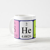 Sheyla Periodenname Tasse (Vorderseite Links)