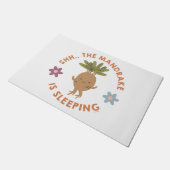 Shh.. Der Mandrake schläft Fußmatte (Schrägansicht)