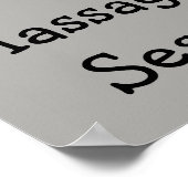 Shh emoji poster (Ecke)