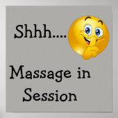 Shh emoji poster (Vorne)