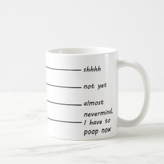 Shh, Fast Coffee Tasse