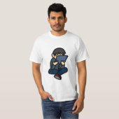 Shh! Ich spiele Videospiele T-Shirt (Vorne ganz)
