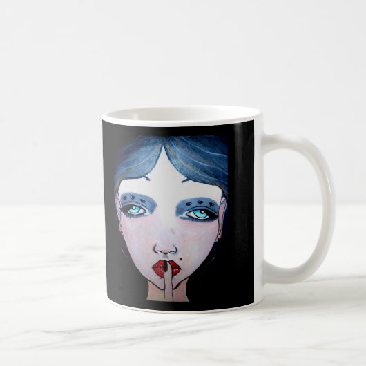 Shh... mugg kaffeetasse (Rechts)