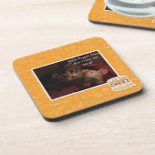 Shh!!! Piggy!! Getränkeuntersetzer (Linke Seite)