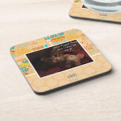 Shh!!! Piggy!! Getränkeuntersetzer (Linke Seite)