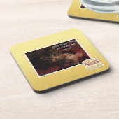 Shh!!! Piggy!! Getränkeuntersetzer (Linke Seite)