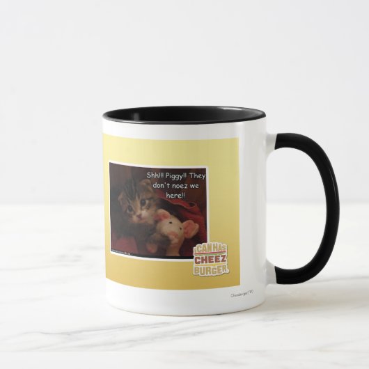 Shh!!! Piggy!! Tasse (Rechts)