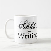 Shh schreibe ich Tasse (Links)