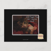 Shh!! Schweine! Postkarte (Vorderseite)