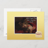 Shh!! Schweine! Postkarte (Vorne/Hinten)