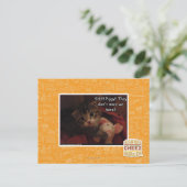 Shh!! Schweine! Postkarte (Stehend Vorderseite)