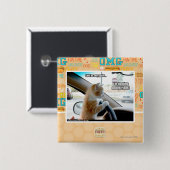 Shh! Seien Sie sehr ruhig Button (Vorne & Hinten)